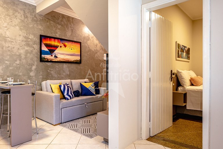 Vilinha Boituva | Mini apê com ar e garagem