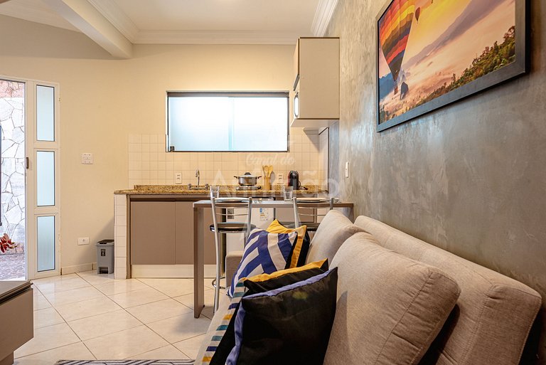 Vilinha Boituva | Mini apê com ar e garagem