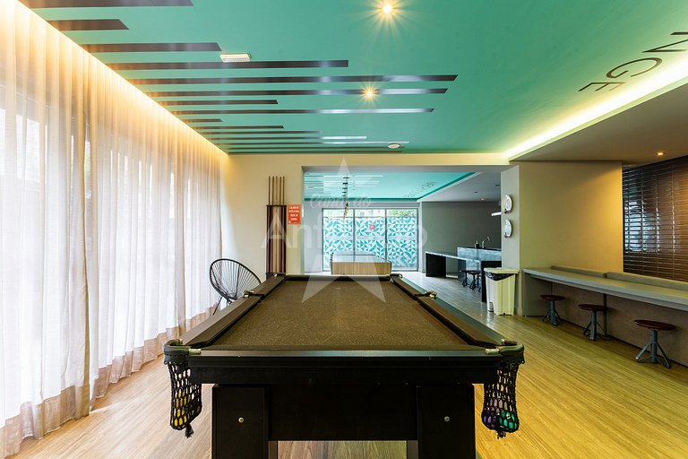 Studio modernex ao Allianz Parque c/ ar cond.
