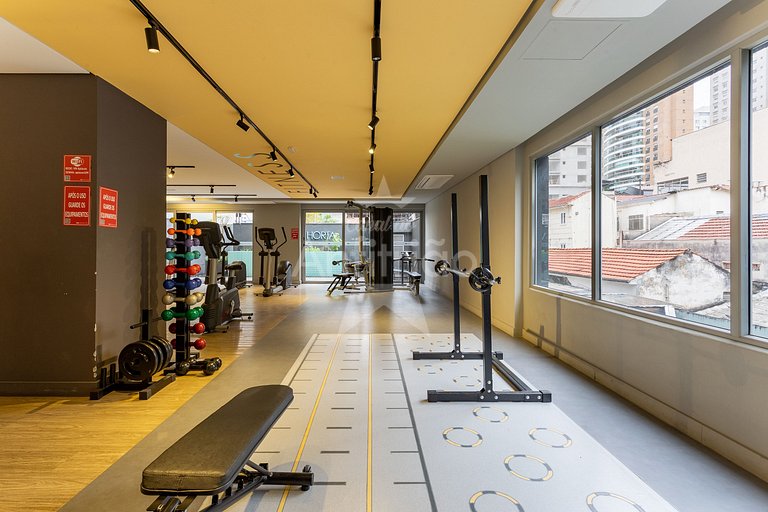 Studio modernex ao Allianz Parque c/ ar cond.