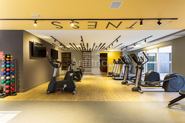 Studio modernex ao Allianz Parque c/ ar cond.