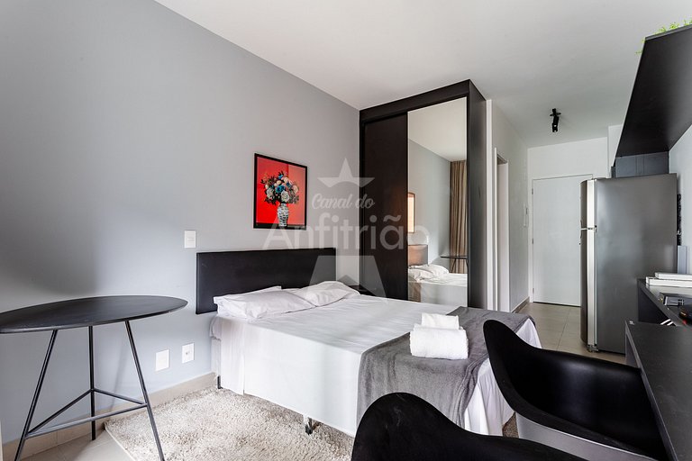 Studio modernex ao Allianz Parque c/ ar cond.
