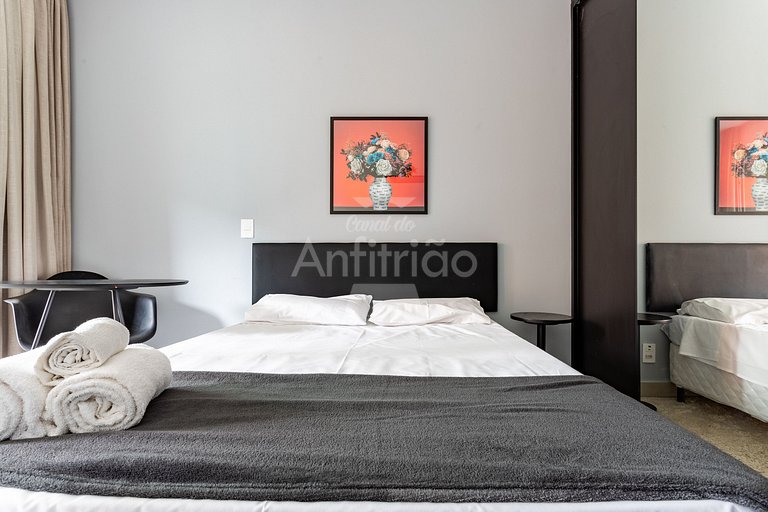Studio modernex ao Allianz Parque c/ ar cond.