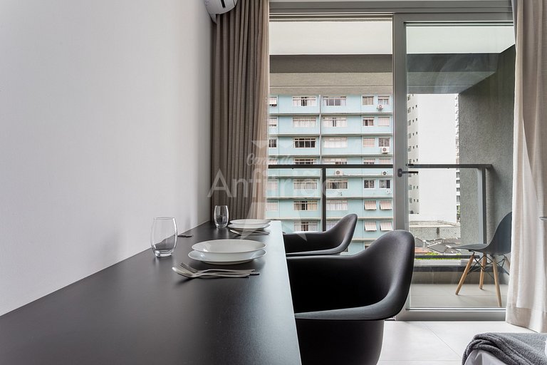 Studio modernex ao Allianz Parque c/ ar cond.