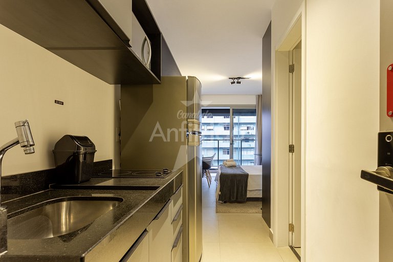 Studio modernex ao Allianz Parque c/ ar cond.