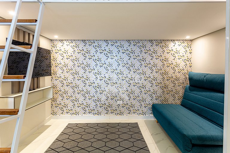 Vilinha Boituva | Mini loft com mezanino