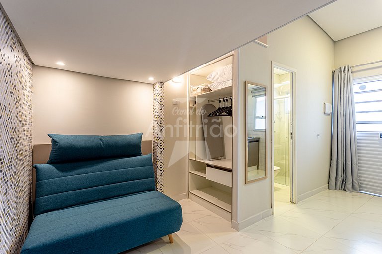 Vilinha Boituva | Mini loft com mezanino