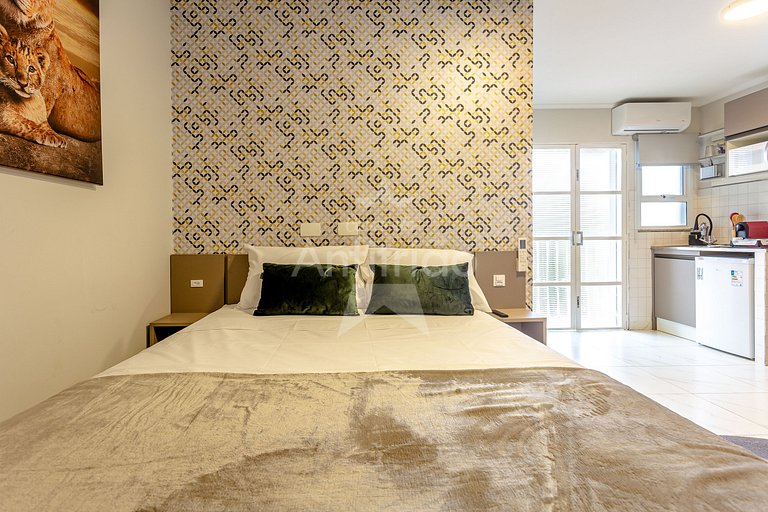 Vilinha Boituva | Apê varanda + ar e banheira hidro