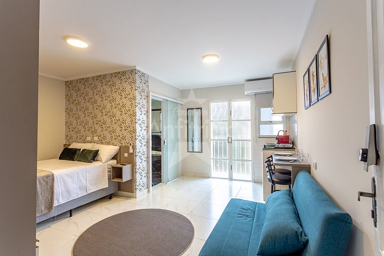 Vilinha Boituva | Apê varanda + ar e banheira hidro