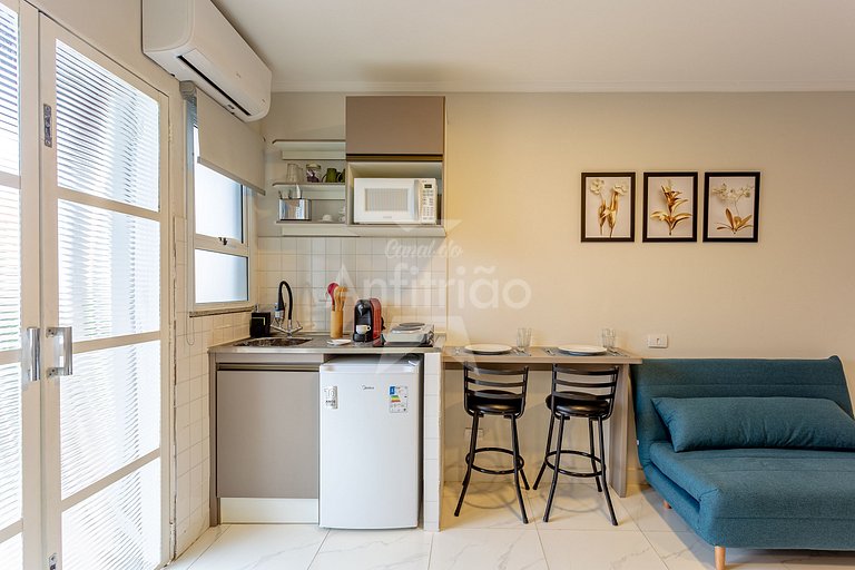 Vilinha Boituva | Apê varanda + ar e banheira hidro