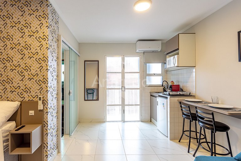 Vilinha Boituva | Apê varanda + ar e banheira hidro