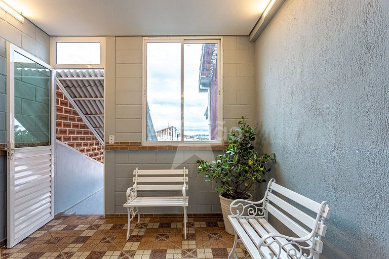 Vilinha Boituva | Lindo loft p/ 3 com A/C + sacada