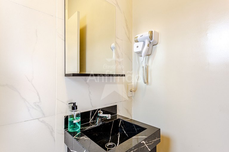 Vilinha Boituva | Lindo loft p/ 3 com A/C + sacada