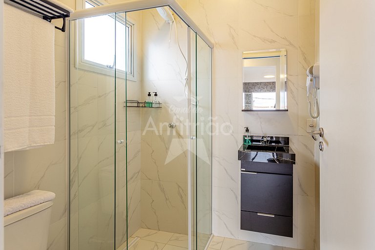 Vilinha Boituva | Lindo loft p/ 3 com A/C + sacada
