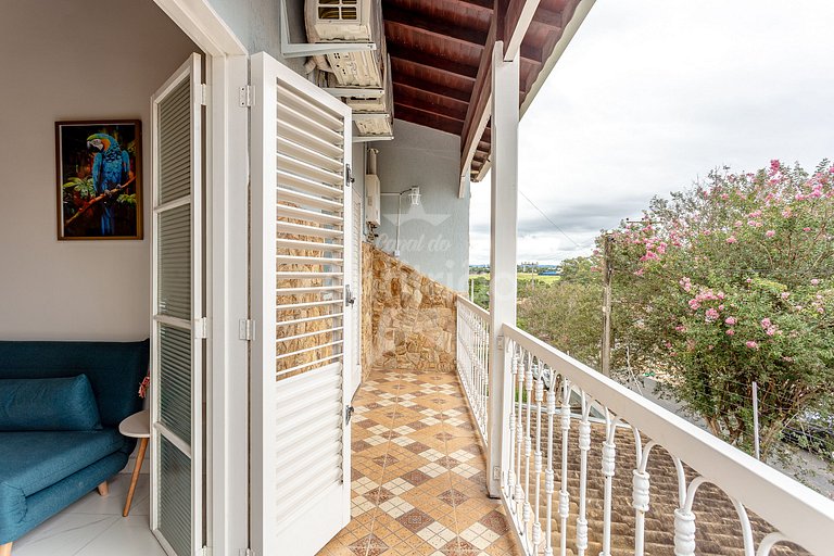 Vilinha Boituva | Lindo loft p/ 3 com A/C + sacada