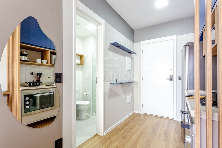 Studio a 300 m Allianz Parque com ar condicionado