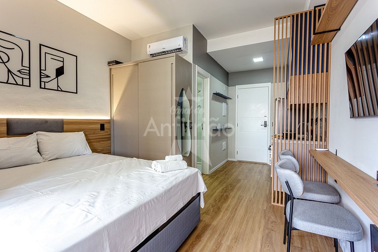 Studio a 300 m Allianz Parque com ar condicionado