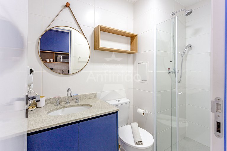 Studio a 300 m Allianz Parque com ar condicionado