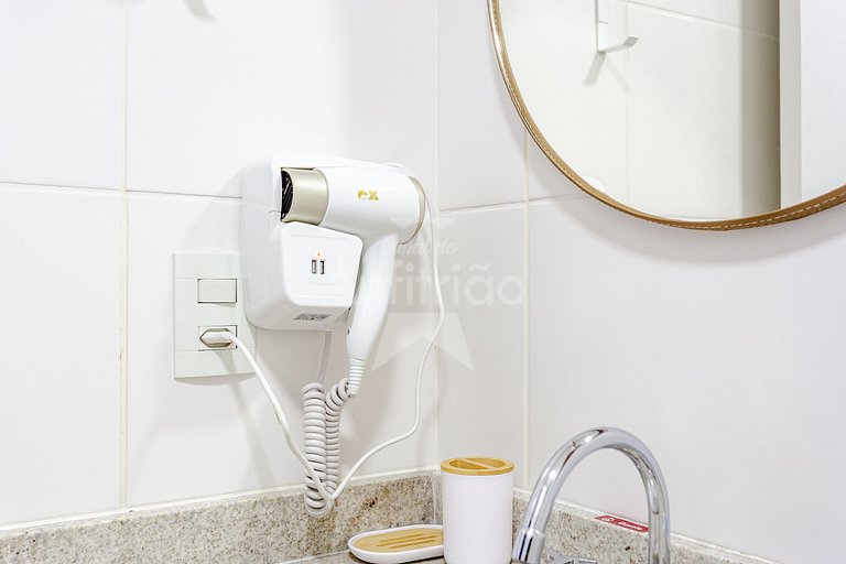 Studio a 300 m Allianz Parque com ar condicionado