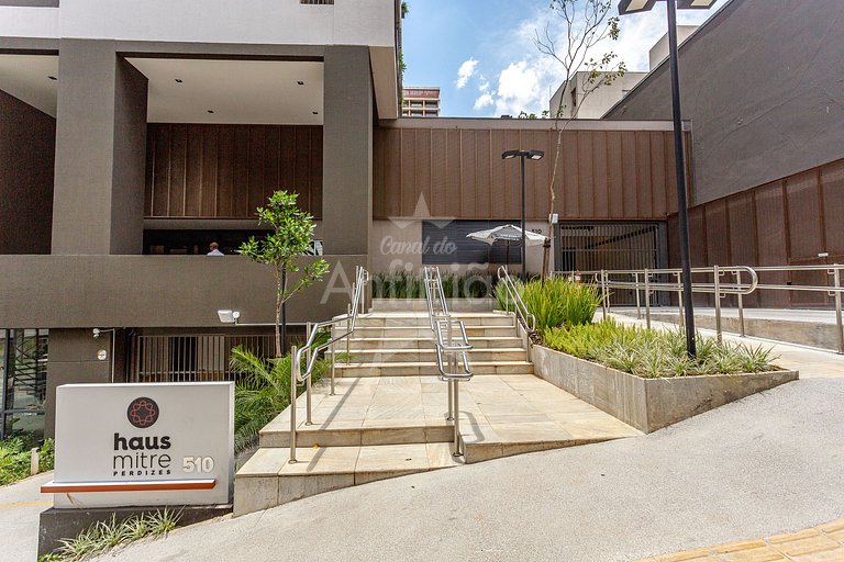 Studio a 300 m Allianz Parque com ar condicionado