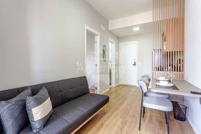 Apê top para 3 a 500 metros do Allianz com ar