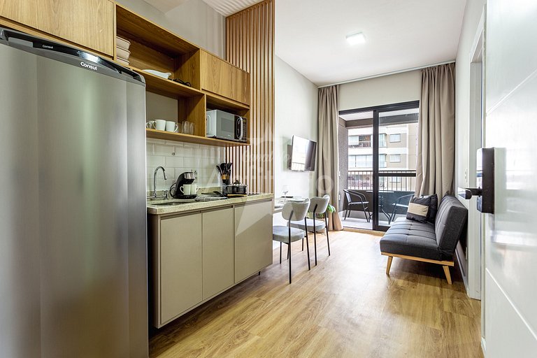 Apê top para 3 a 500 metros do Allianz com ar