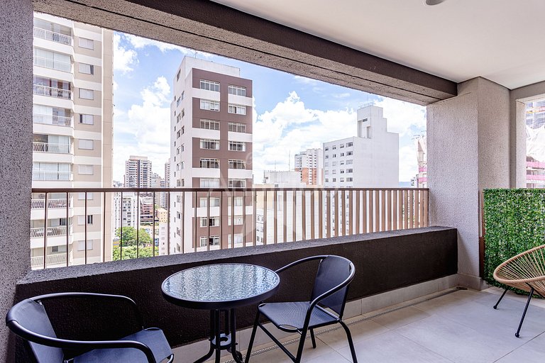 Apê top para 3 a 500 metros do Allianz com ar