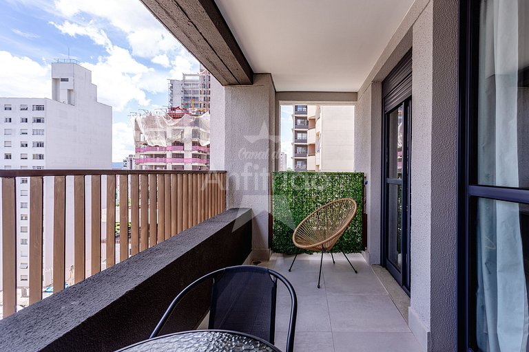 Apê top para 3 a 500 metros do Allianz com ar