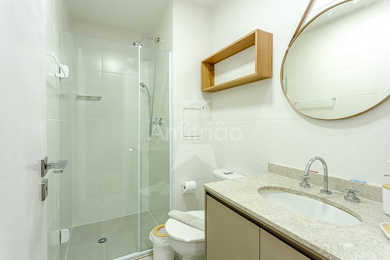 Apê top para 3 a 500 metros do Allianz com ar