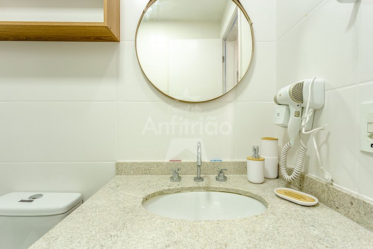 Apê top para 3 a 500 metros do Allianz com ar