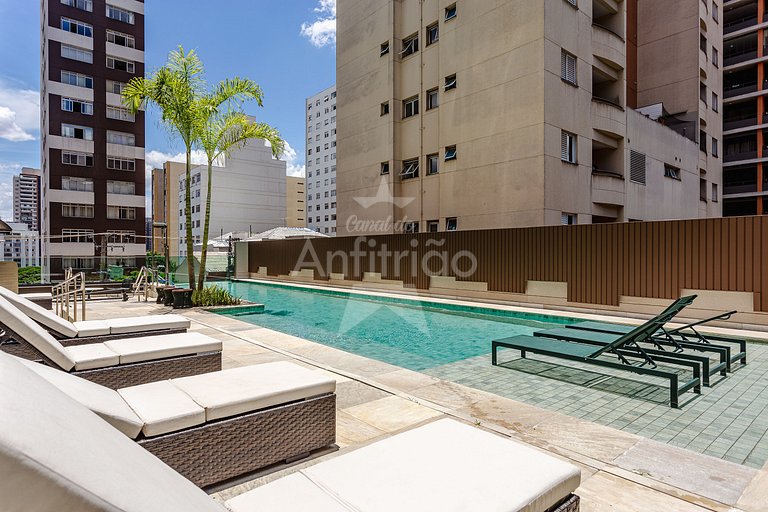 Apê top para 3 a 500 metros do Allianz com ar