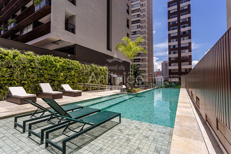 Apê top para 3 a 500 metros do Allianz com ar