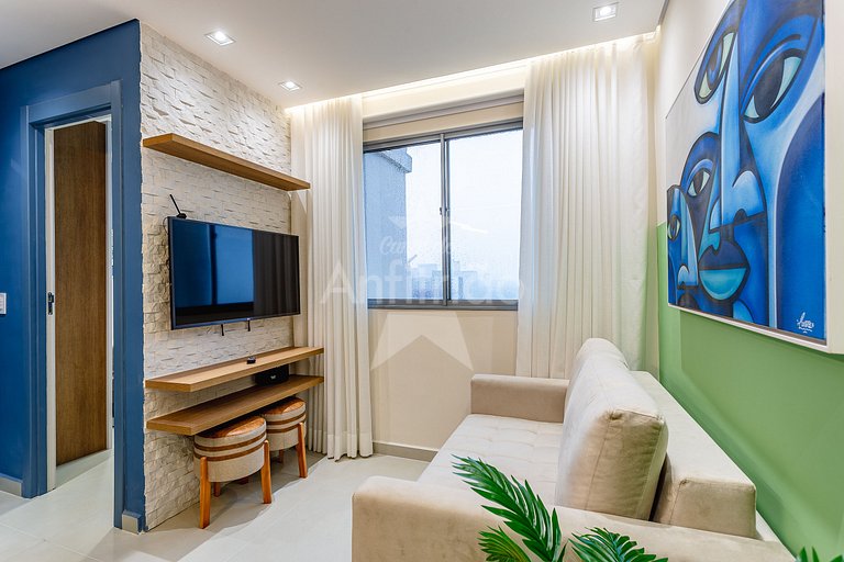 Apê de novela no 18º andar Allianz Parque