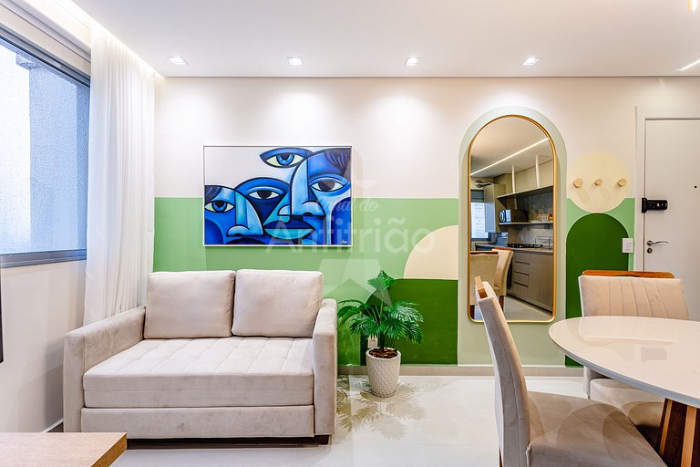 Apê de novela no 18º andar Allianz Parque