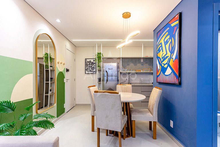 Apê de novela no 18º andar Allianz Parque