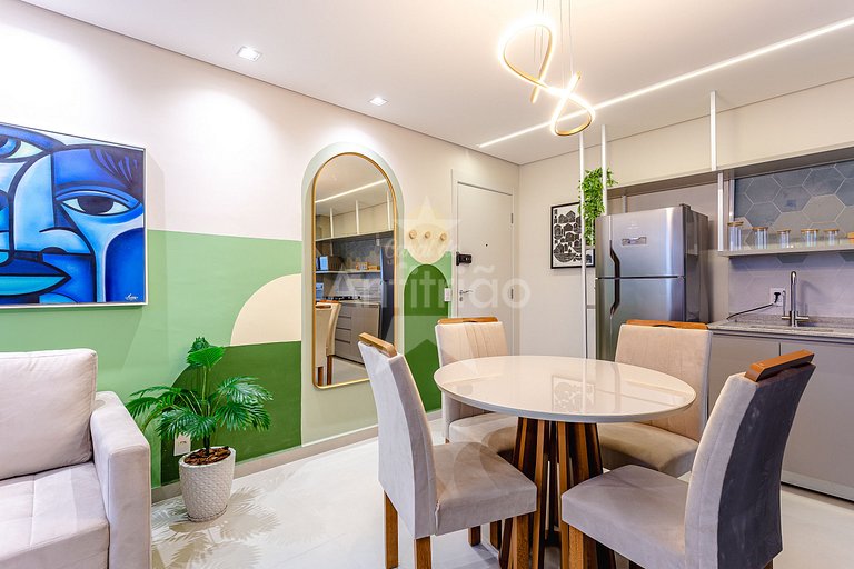 Apê de novela no 18º andar Allianz Parque