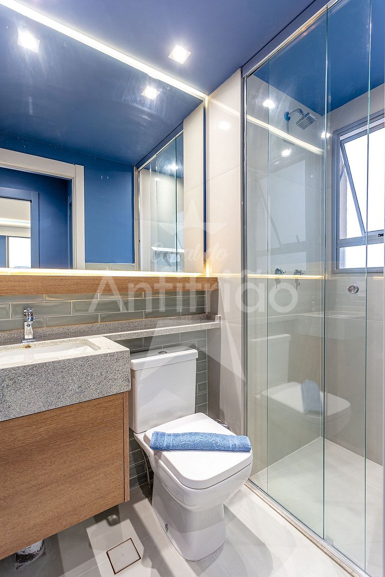 Apê de novela no 18º andar Allianz Parque em 6x sem juros