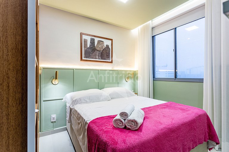 Apê de novela no 18º andar Allianz Parque