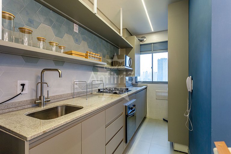 Apê de novela no 18º andar Allianz Parque