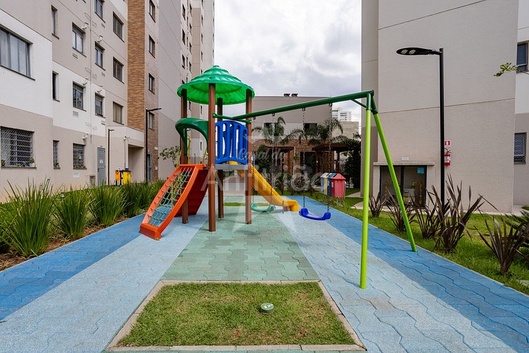 Apê de novela no 18º andar próx. Allianz Parque
