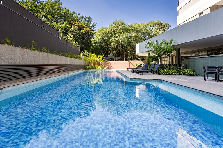 Studio 21° andar com super vista do alto + A/C