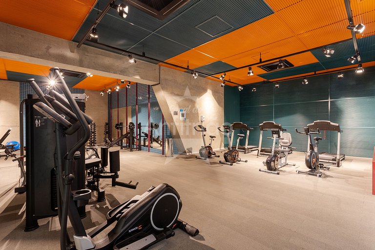 Studio 21° andar com super vista + ar condicionado