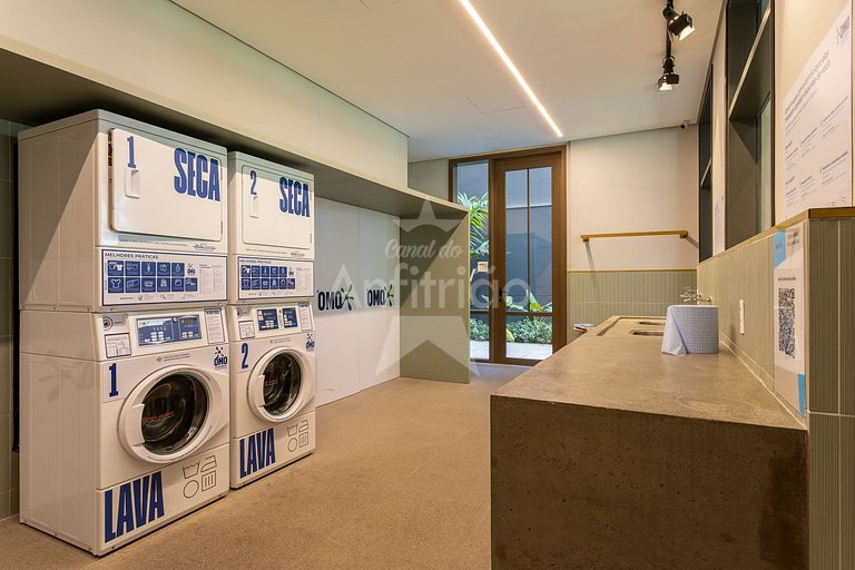 Studio 21° andar com super vista do alto + A/C