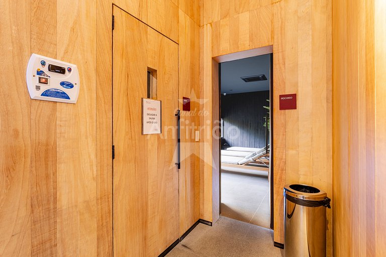 Studio 21° andar com super vista + A/C | 6x s/ juros