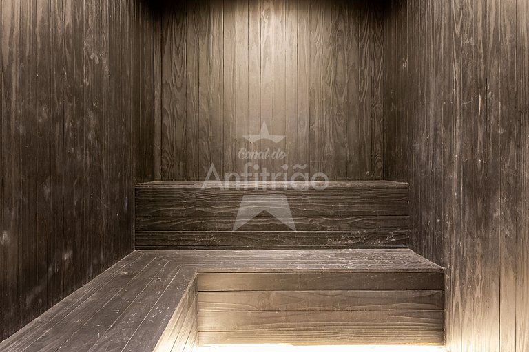 Studio 21° andar com super vista + A/C | 6x s/ juros