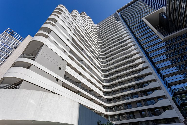 Studio 21° andar com super vista do alto + A/C