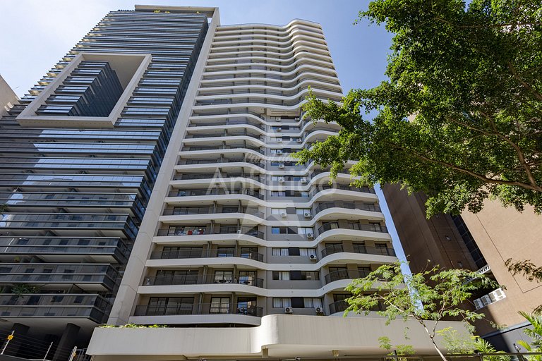 Studio 21° andar com super vista do alto + A/C