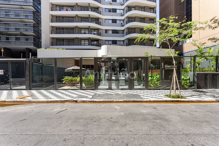 Studio 21° andar com super vista do alto + A/C