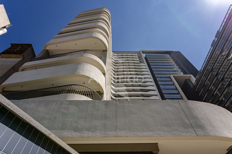 Studio 21° andar com super vista + A/C | 6x s/ juros