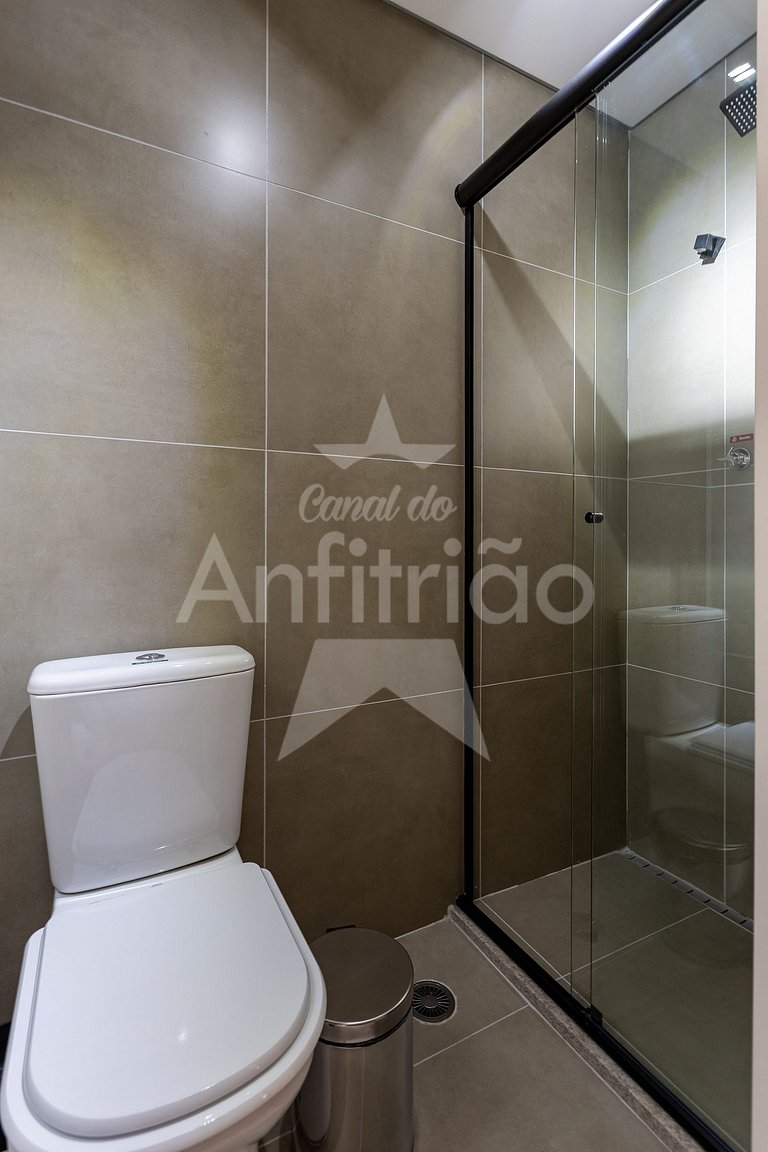 Studiozin com piscina + A/C e Super Cowoking